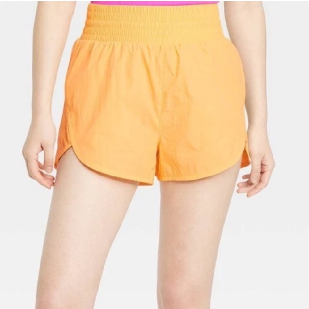 All in Motion Women's High-Rise Flex Shorts 3" in Organge Size S - Picture 4 of 10